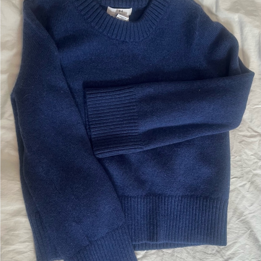 Halston women's Navy Blue Sweater
